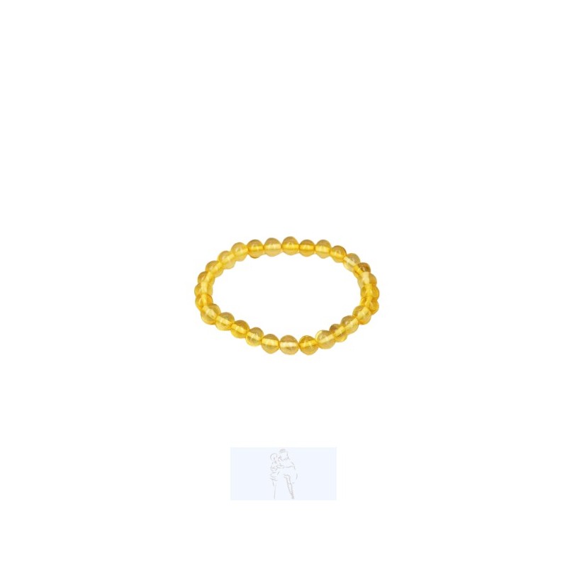 Pulseira Âmbar Mel - Adulto
