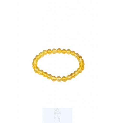 Pulseira Âmbar Mel - Adulto