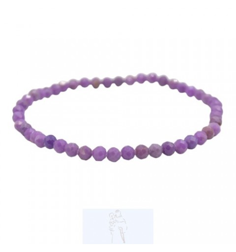 Phosphosiderite - Pulseira Multifacetada 4mm