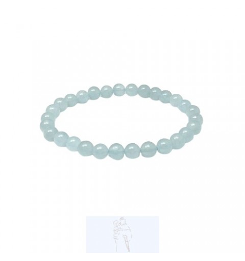 Pulseira Água Marinha - 6mm