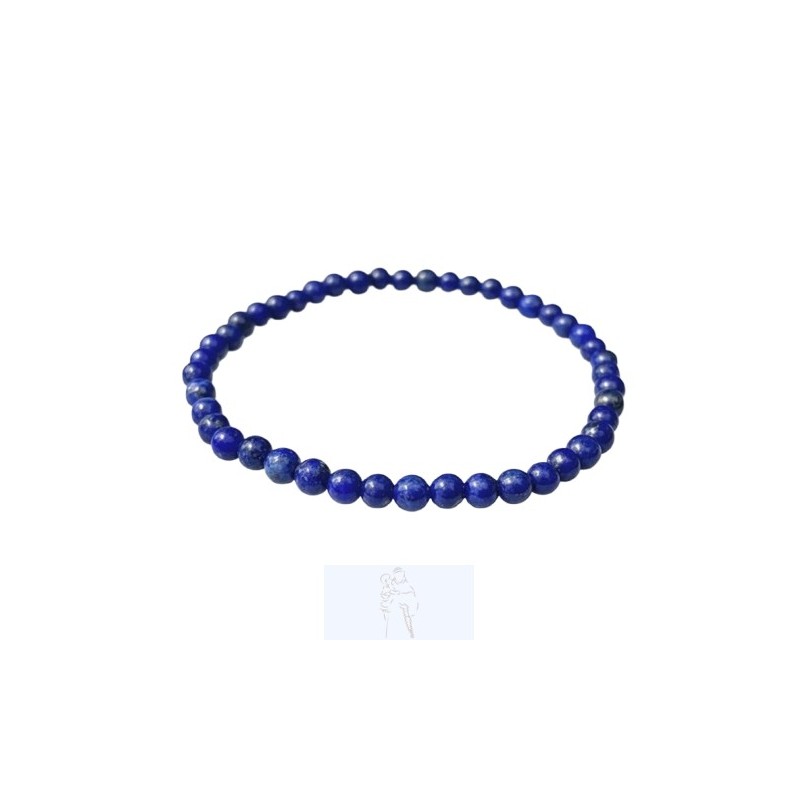 Pulseira Lápis Lazúli - 4mm