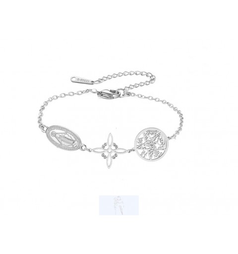 Pulseira Aço Proteção Tripla