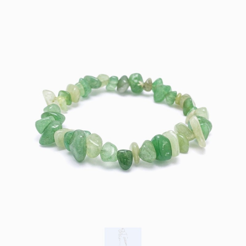 Pulseira Chip Aventurina Verde