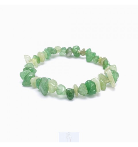 Pulseira Chip Aventurina Verde