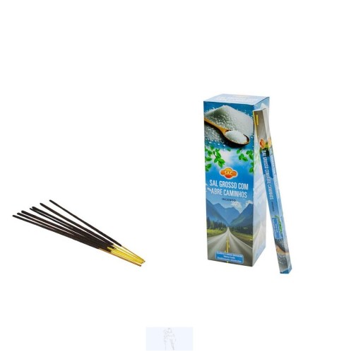 Incenso Sal Grosso c/ Abre Caminhos