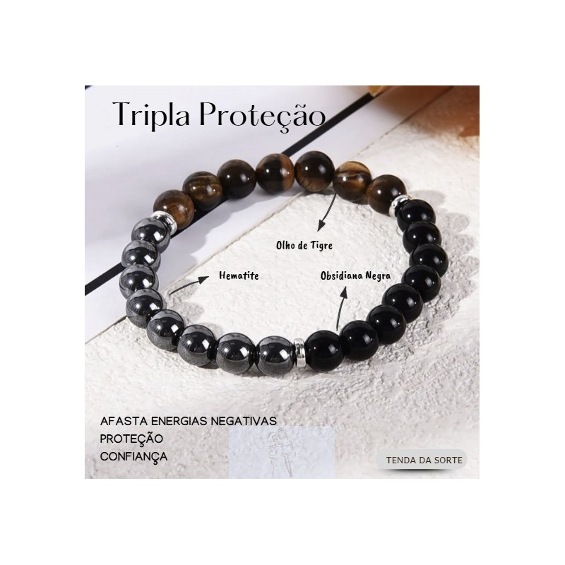 Pulseira Tripla Proteção