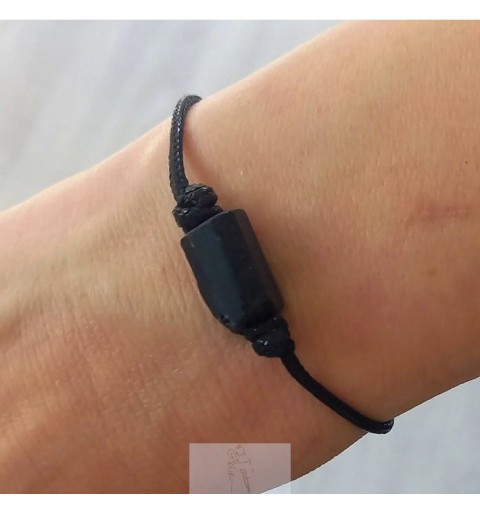 Pulseira Turmalina Negra Bruto