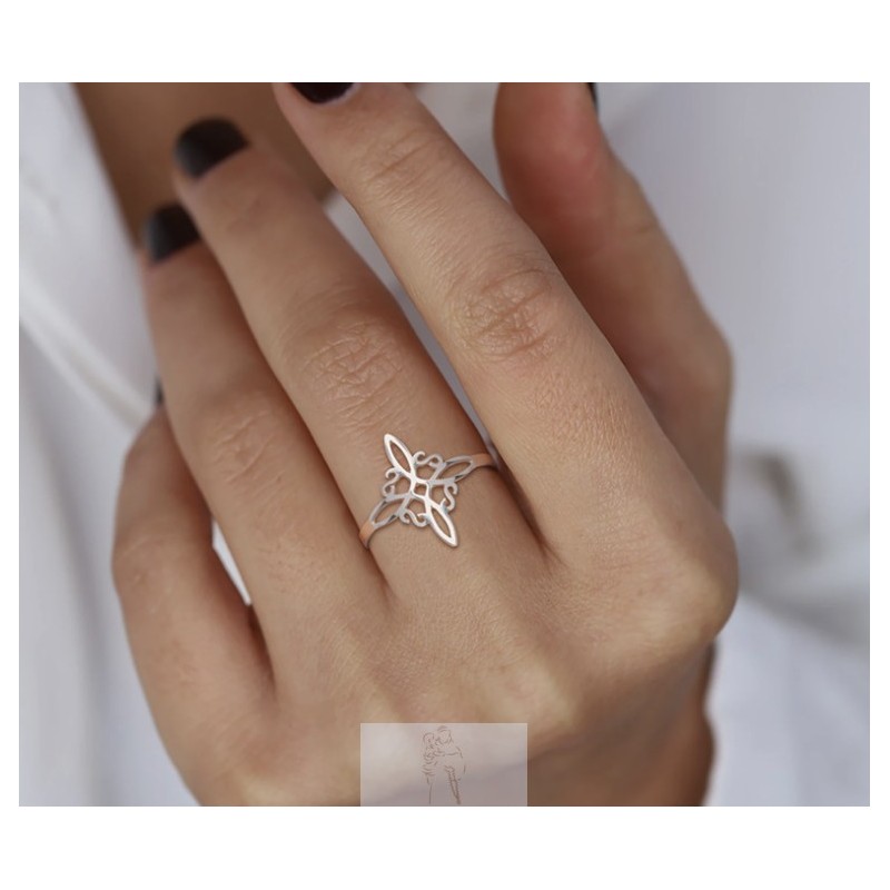 Anel Nó da Bruxa  -...