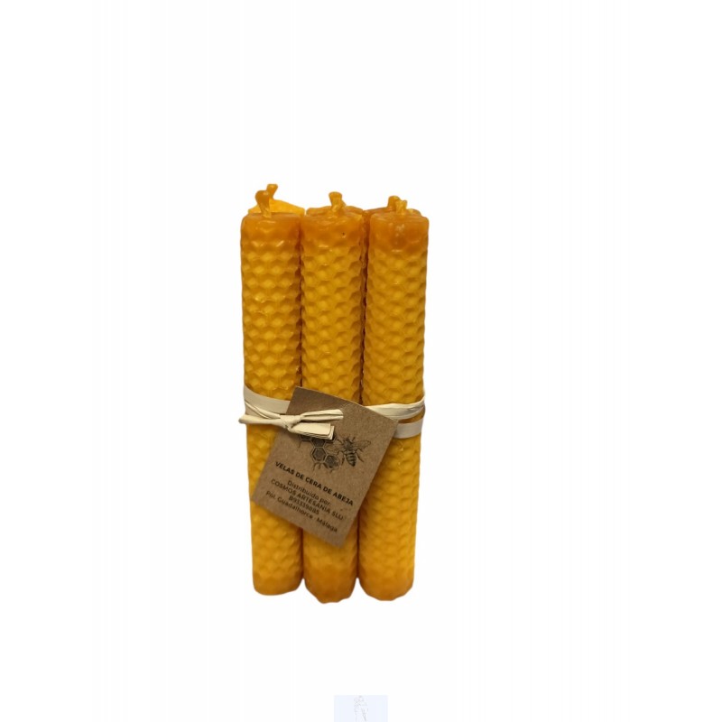 Velas de Favo de Mel - Conjunto de 6