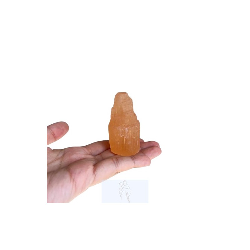 Mini Catedral de Selenite Laranja