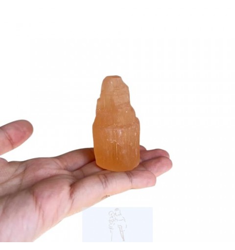 Mini Catedral de Selenite Laranja