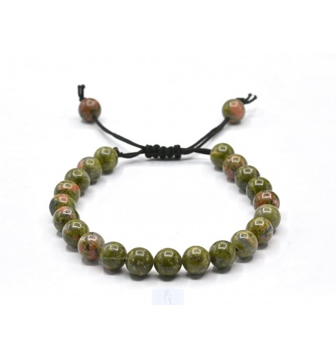 Pulseira Unakite Ajustável