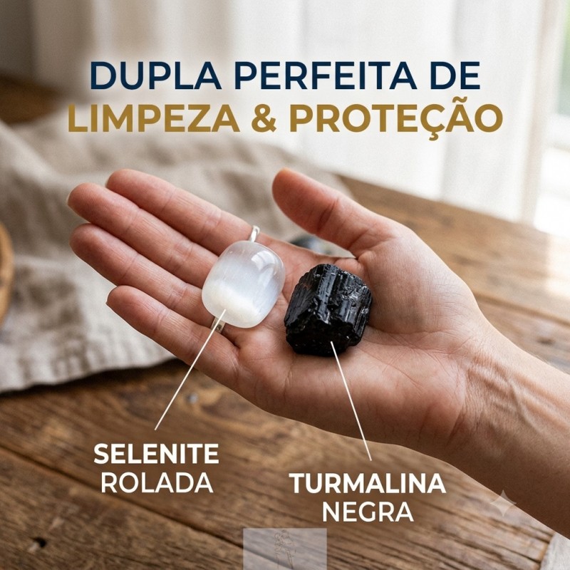 Cristais - Dupla Perfeita de Limpeza e Proteção