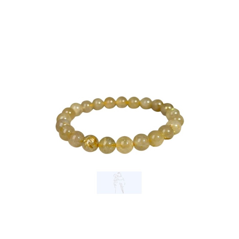 Pulseira Quartzo Rutilado