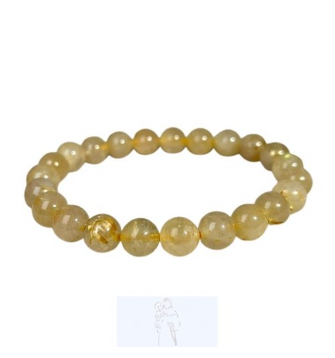 Pulseira Quartzo Rutilado