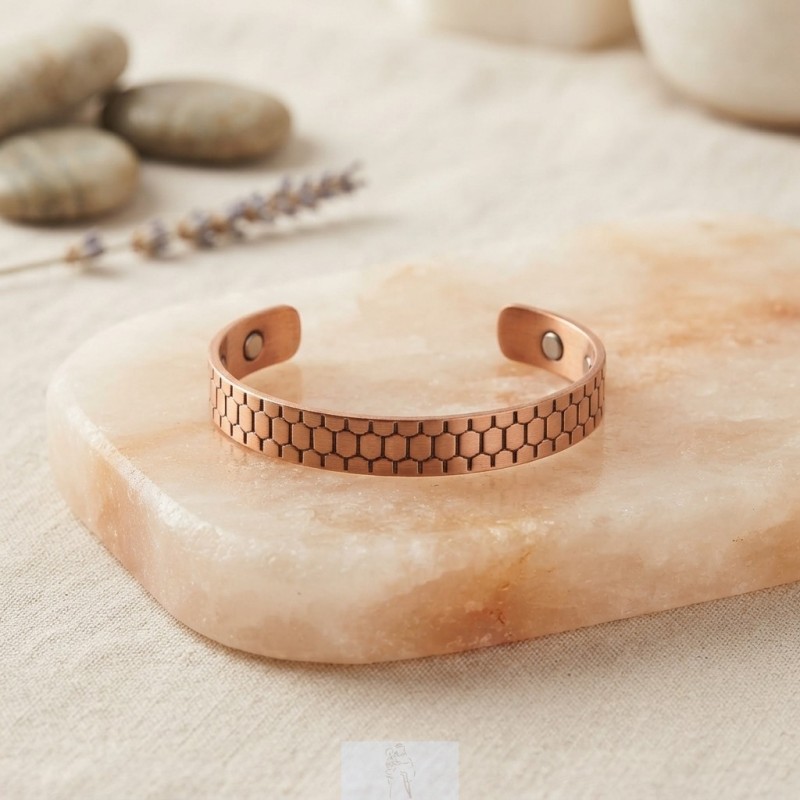 Pulseira de Cobre - Bloco