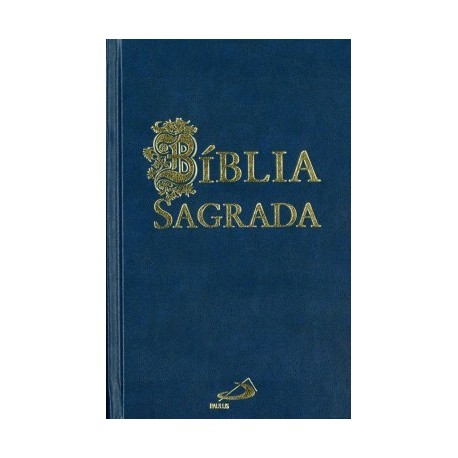 Bíblia Sagrada média azul