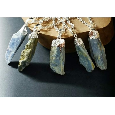 Pendente Cianita Bruta - Espada S. Jorge