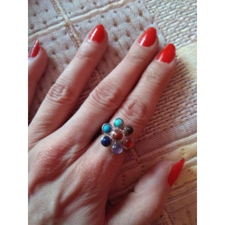 Anel Ajustável 7 Chakras