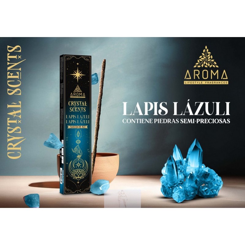 Kit Incenso com Lápis Lazúli
