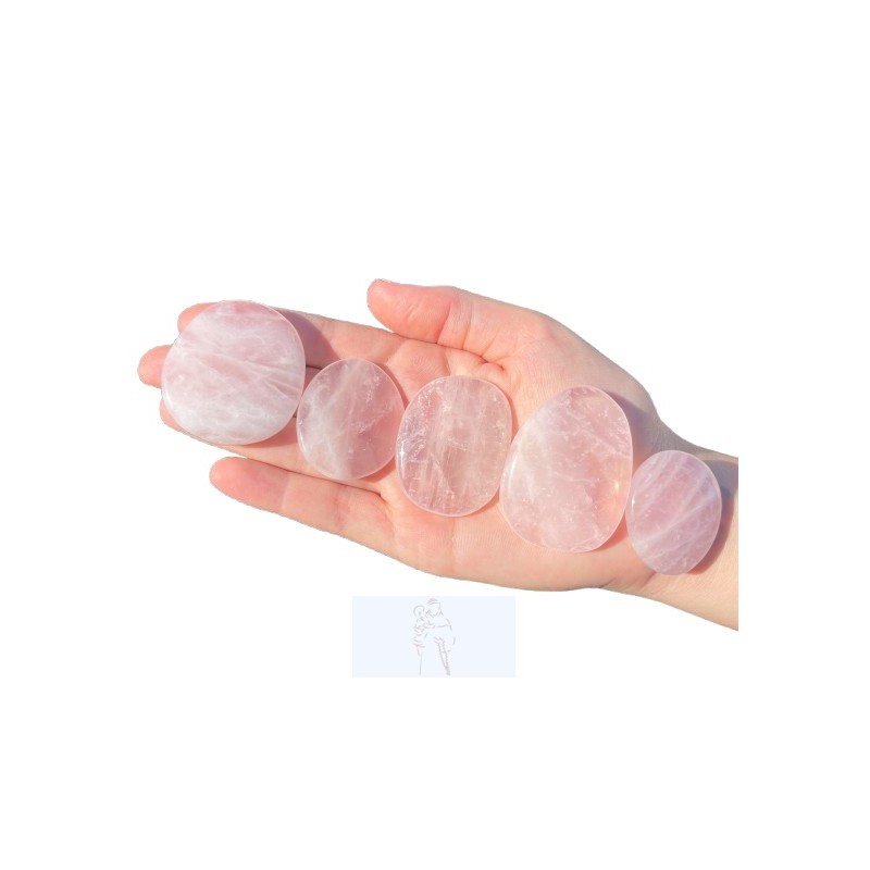 Quartzo Rosa Espalmada